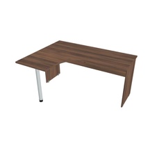 HOBIS kancelársky stôl pracovný tvarový, ergo pravý - GE 60 P, orech