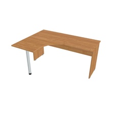 HOBIS kancelársky stôl pracovný tvarový, ergo pravý - GE 60 P, jelša