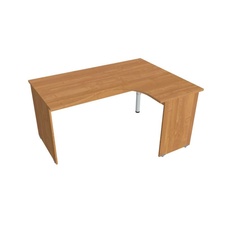 HOBIS kancelársky stôl pracovný tvarový, ergo ľavý - GE 2005 L, jelša