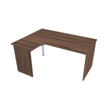 HOBIS kancelársky stôl pracovný tvarový, ergo pravý - GE 2005 P, orech