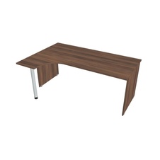 HOBIS kancelársky stôl pracovný tvarový, ergo pravý - GE 1800 P, orech
