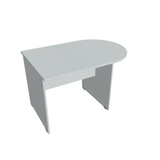 HOBIS prídavný stôl jednací oblúk - GP 1200 1, sivá