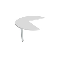 HOBIS prídavný stôl jednací ľavý - GP 21 L, biela