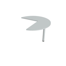 HOBIS prídavný stôl jednací pravý - GP 21 P, sivá