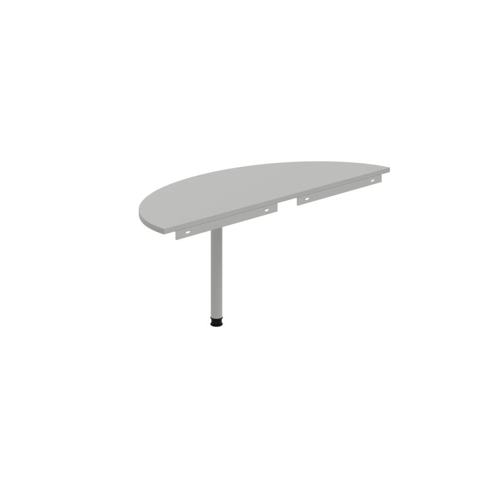 HOBIS prídavný stôl zakončovací oblúk - GP 160, sivá