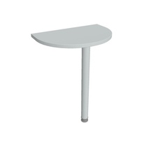 HOBIS prídavný stôl zakončovací oblúk - GP 60, sivá