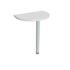 HOBIS prídavný stôl zakončovací oblúk - GP 60, biela