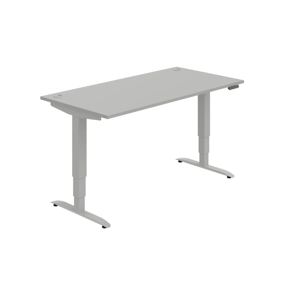 HOBIS výškovo nastaviteľný stôl 160 cm, pamäť.ovlad. - MOTION MS 3M 1600, sivá