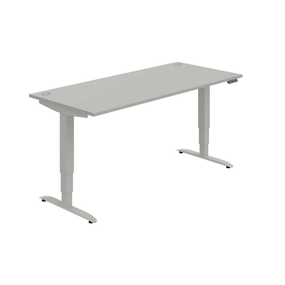 HOBIS výškovo nastaviteľný stôl 180 cm, pamäť.ovlád. - MOTION MS 3M 1800, sivá