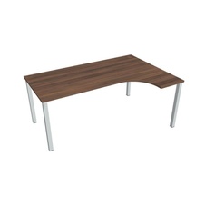 HOBIS kancelársky stôl, ergo ľavý - UE 1800 L, orech