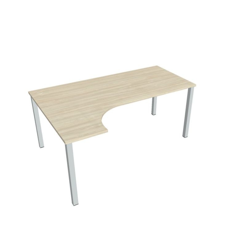 HOBIS kancelársky stôl, ergo pravý - UE 1800 P, agát