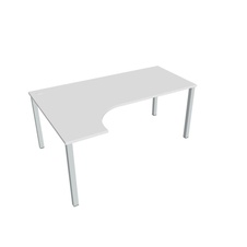 HOBIS kancelársky stôl, ergo pravý - UE 1800 P, sivá