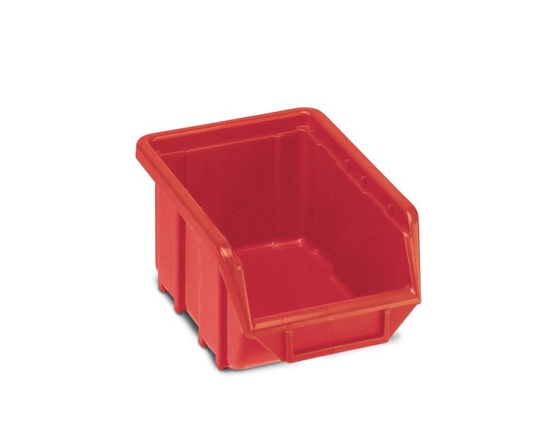 Plastový stohovateľný box 111, červený