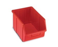 Plastový stohovateľný box 112, červený
