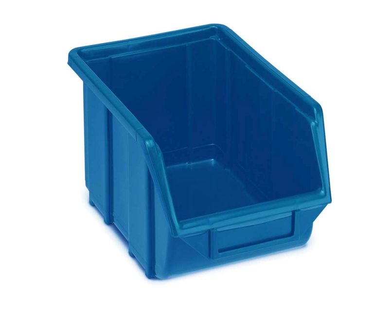 Plastový stohovateľný box 114, modrý
