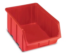 Plastový stohovateľný box 115, červený