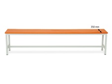 Šatňová lavica, šírka 1200 mm, dekor čerešňa locarno - 2