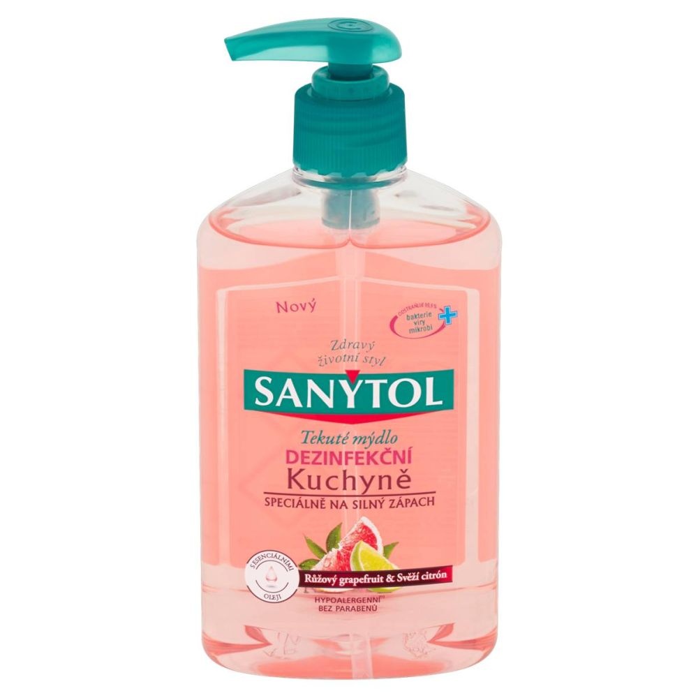 SANYTOL - dezinfekčné mydlo do kuchyne 250 ml