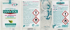 SANYTOL - dezinfekčný gél 250 ml - 1