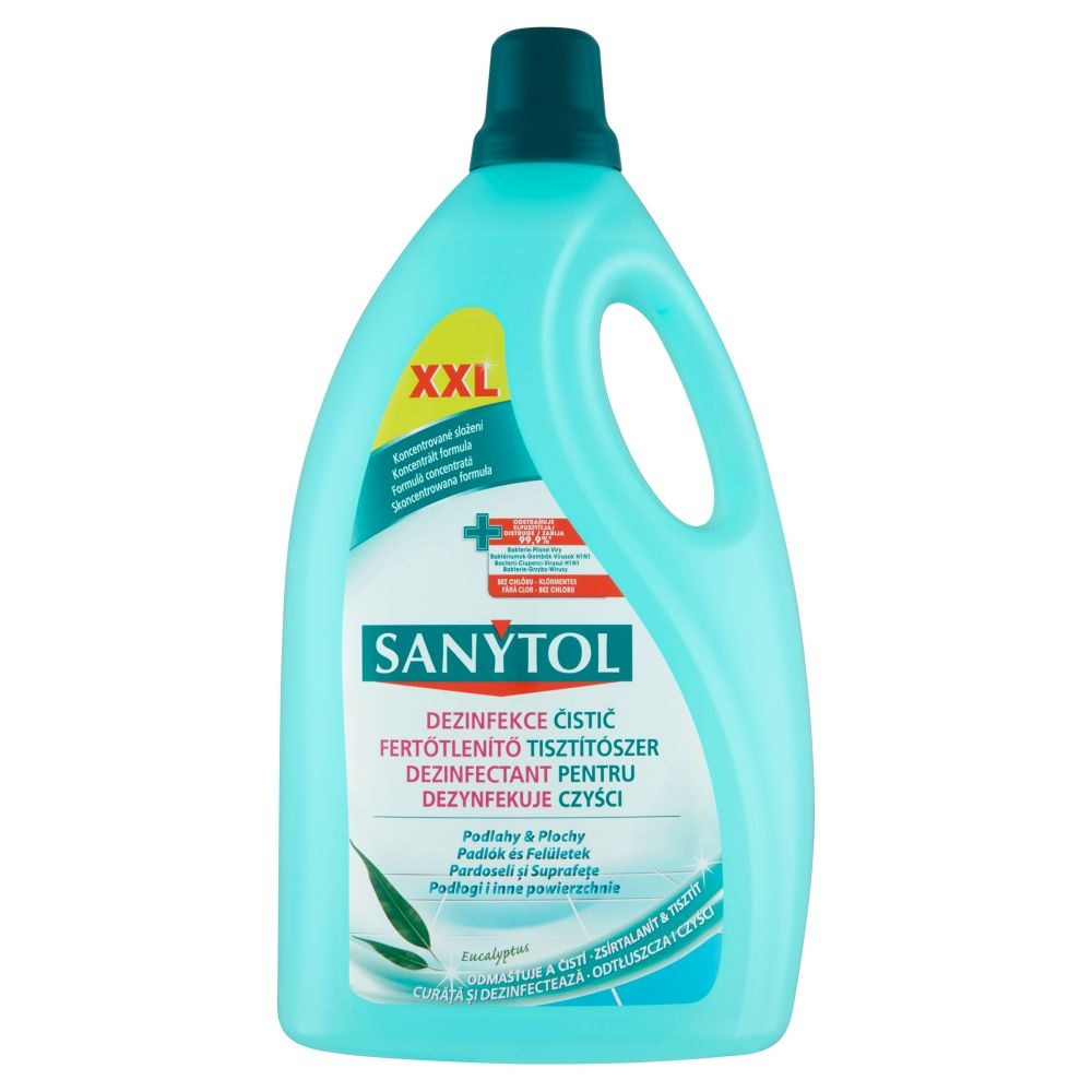 SANYTOL - univerzálny čistič, koncentrát na podlahy s vôňou eukalyptu 5 l