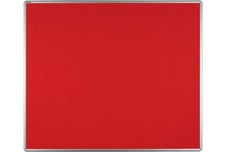 Textilná nástenka ekoTAB červená 1200x900