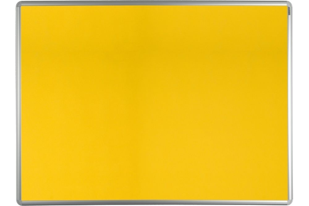 Textilná nástenka ekoTAB žltá 600x900