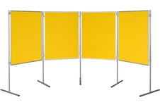 Textilný paraván ekoTAB žltý 1200x900 - 2