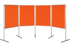 Textilný paraván ekoTAB oranžový 1200x900 - 2