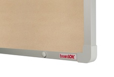 Textilná nástenka boardOK so strieborným rámom 600x450 - 2
