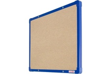 Textilná nástenka boardOK s modrým rámom 600x450 - 1