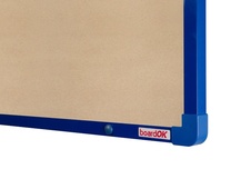 Textilná nástenka boardOK s modrým rámom 600x450 - 2