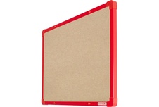 Textilná nástenka boardOK s červeným rámom 600x450 - 1