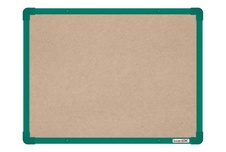 Textilná nástenka boardOK so zeleným rámom 600x450