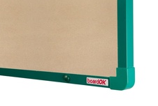 Textilná nástenka boardOK so zeleným rámom 600x450 - 2