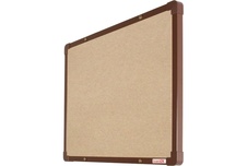 Textilná nástenka boardOK hnedé rámu 600x450 - 1