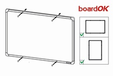 Korková nástenka boardOK so strieborným rámom 600x900 - 3