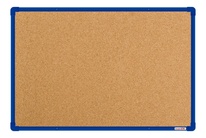Korková nástenka boardOK s modrým rámom 600x900
