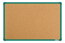 Korková nástenka boardOK so zeleným rámom 600x900