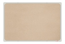 Textilná nástenka boardOK so strieborným rámom 600x900