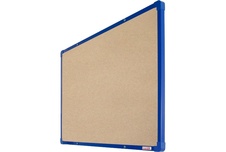 Textilná nástenka boardOK s modrým rámom 600x900 - 1