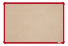 Textilná nástenka boardOK s červeným rámčekom 600x900