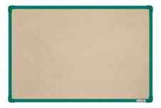 Textilná nástenka boardOK so zeleným rámom 600x900