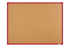 Korková nástenka boardOK s červeným rámom 1200x900
