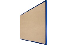Textilná nástenka boardOK s modrým rámom 1200x900 - 1