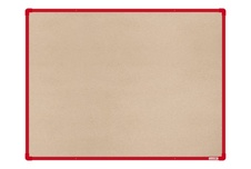 Textilná nástenka boardOK s červeným rámom 1200x900