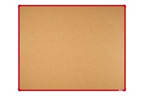 Korková nástenka boardOK s červeným rámom 1500x1200