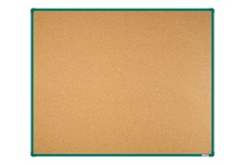 Korková nástenka boardOK so zeleným rámom 1500x1200