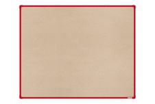 Textilná nástenka boardOK s červeným rámom 1500x1200