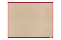 Textilná nástenka boardOK s červeným rámom 1500x1200