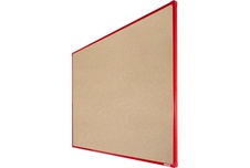 Textilná nástenka boardOK s červeným rámom 1500x1200 - 1